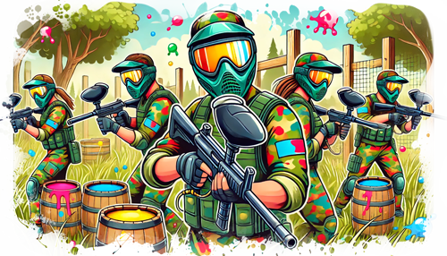 Paintball get the adrenaline up